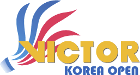 Bádminton - Open de Corea del Sur Masculino - Palmarés