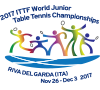 Tenis de mesa - Campeonato Mundial Dobles Femenino Júnior - 2017 - Cuadro de la copa