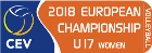 Vóleibol - Campeonato de Europa Sub-17 Femenino - Grupo A - 2018