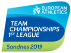 Atletismo - Campeonato de Europa por Equipos Liga 1 - 2019