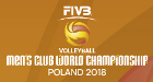 Vóleibol - Copa Mundial de Clubes de la FIVB masculino - Ronda Final - 2018 - Cuadro de la copa